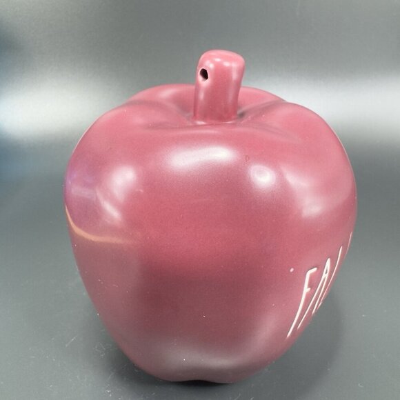 Rae Dunn Decorative Ceramic Apple Figurine Decor Artisan Collection Marked Fall - Picture 9 of 9